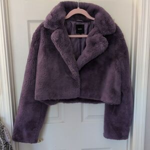 Forever 21 Purple Teddy Jacket